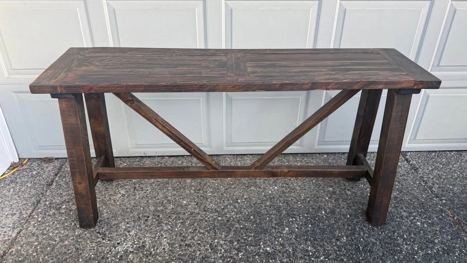 Rustic Console / Sofa Table - photo 3