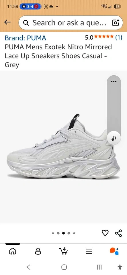 PUMA Exotek Nitro Men's size 10.5