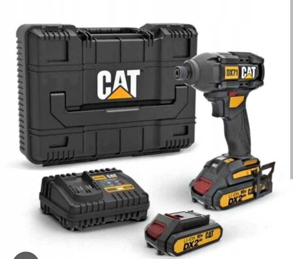 BRAND NEW DRILL - 2 Batteries CAT DX71 Cordless Impact Driver