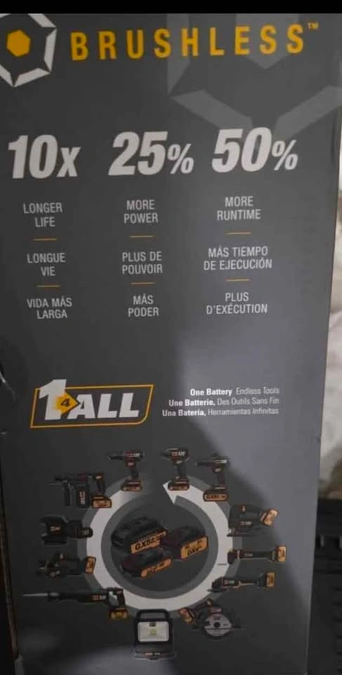 BRAND NEW DRILL - 2 Batteries CAT DX71 Cordless Impact Driver - photo 5