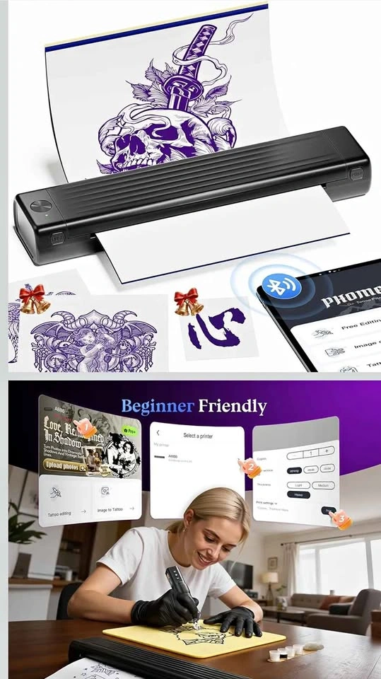 ATS-886 PORTABLE TATTOO STENCIL PRINTER