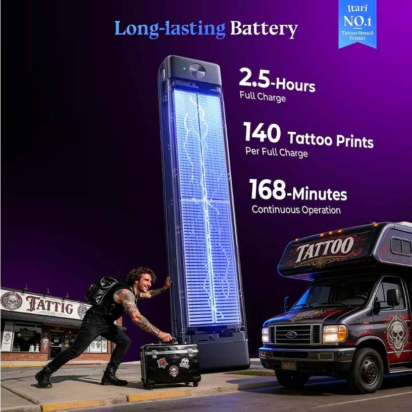 ATS-886 PORTABLE TATTOO STENCIL PRINTER - photo 3