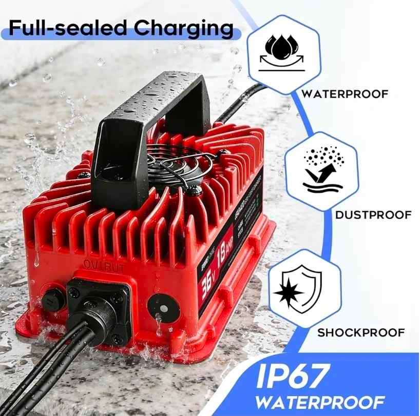 BNIB 18 Amp 36 Volt Golf Cart Battery Charger for Club Car - photo 5