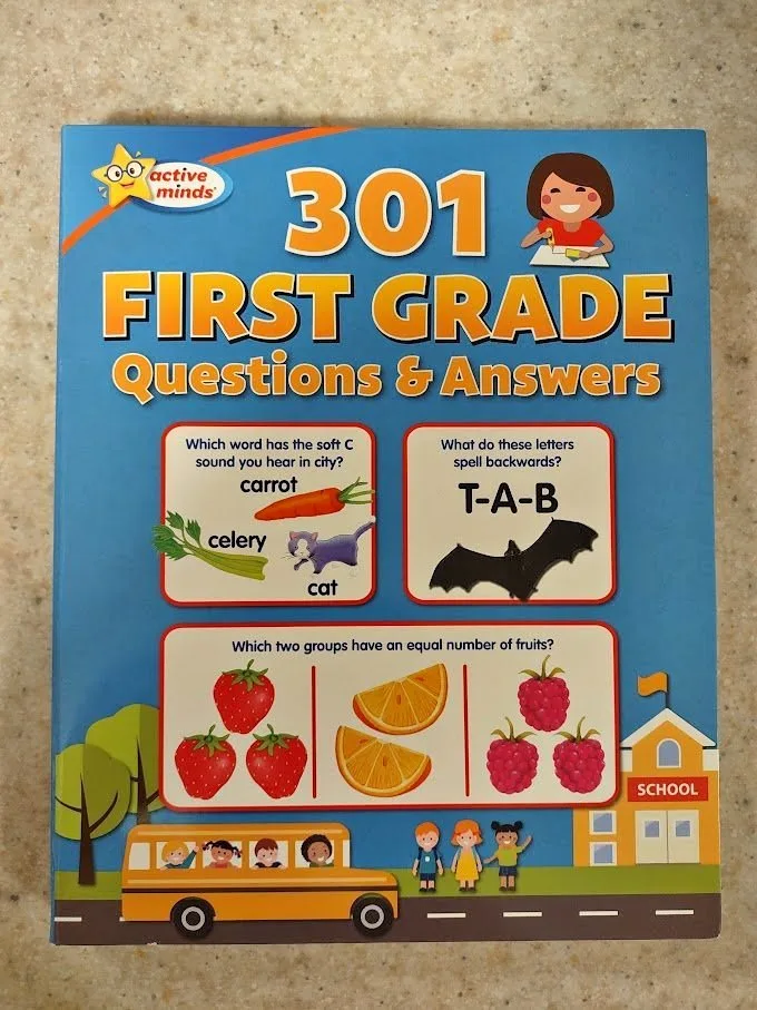 301 First Grade Questions & Answers Workbook thumbnail