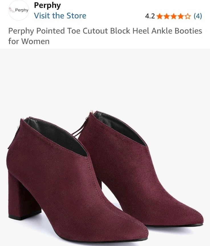 Block Heel Ankle Boots for Women - photo 2