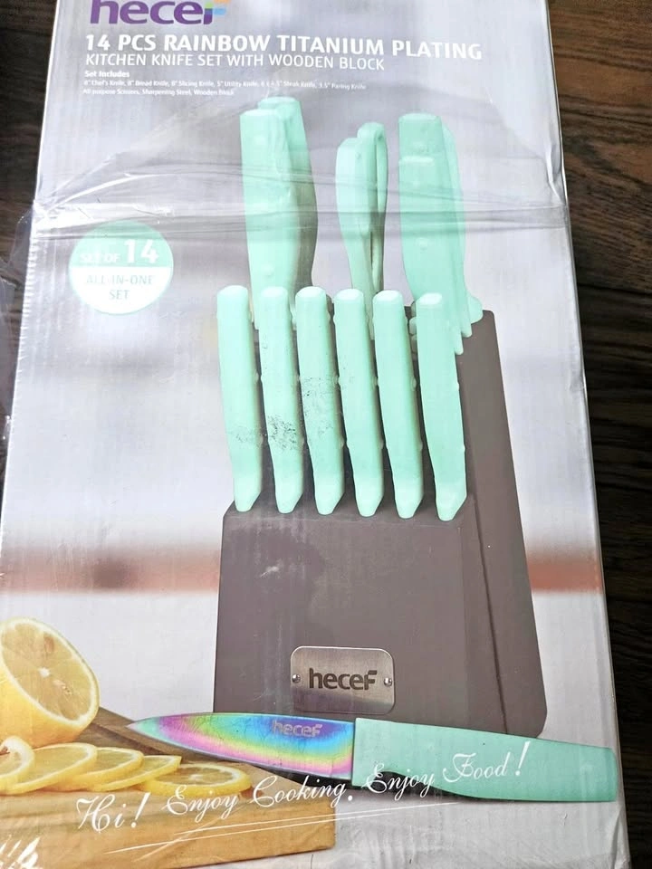 Rainbow Kitchen Knife Set - Sealed