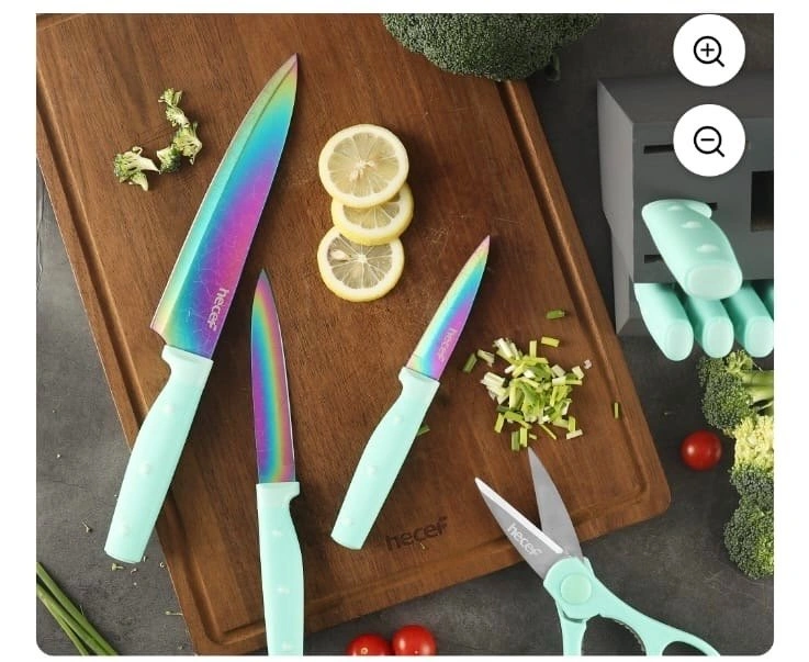 Rainbow Kitchen Knife Set - Sealed - photo 3
