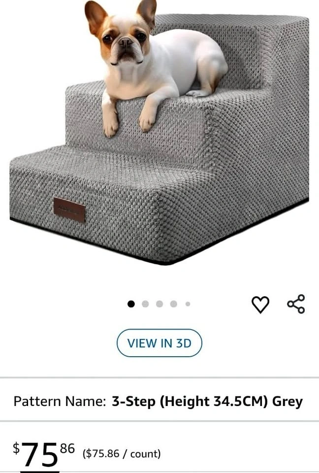 3 Step Dog Ramp - Dog Stairs