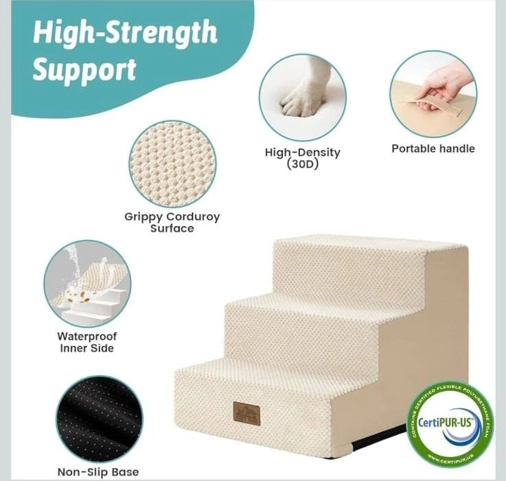 3 Step Dog Ramp - Dog Stairs - photo 4