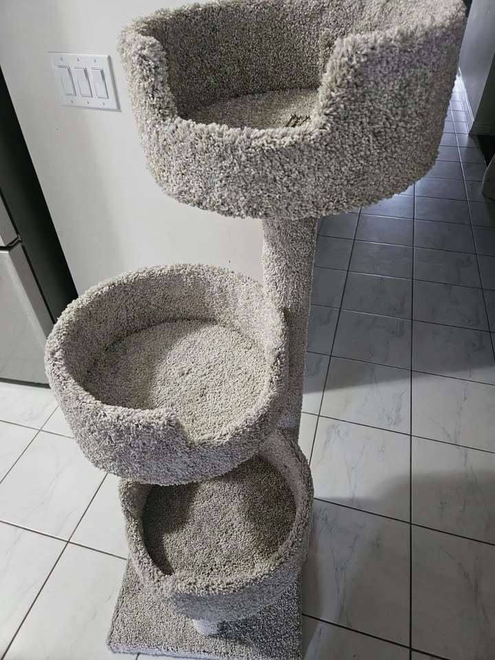 Cat Condos Real Wood and Carpeted Cat Tree - photo 2