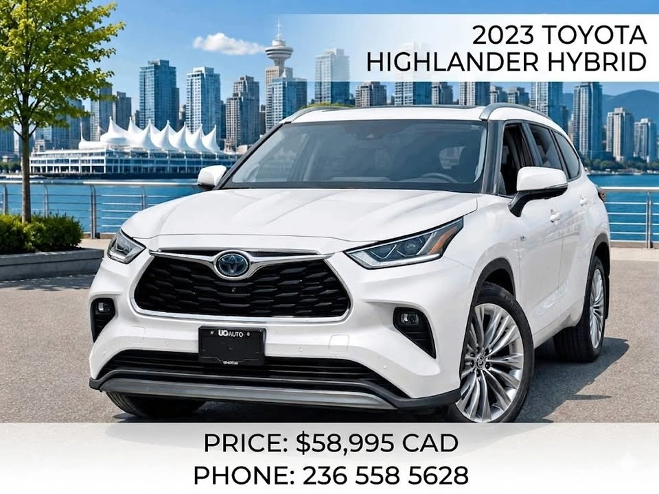 2023 Toyota Highlander Hybrid Platinum AWD