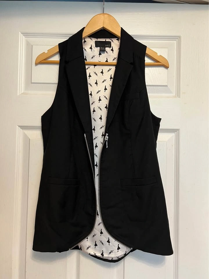 ⚽ Black Vest with zipper - photo 2