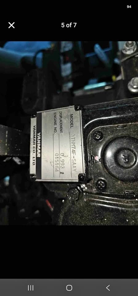 Diesel engine Yanmar 3TNM74F-SAAY