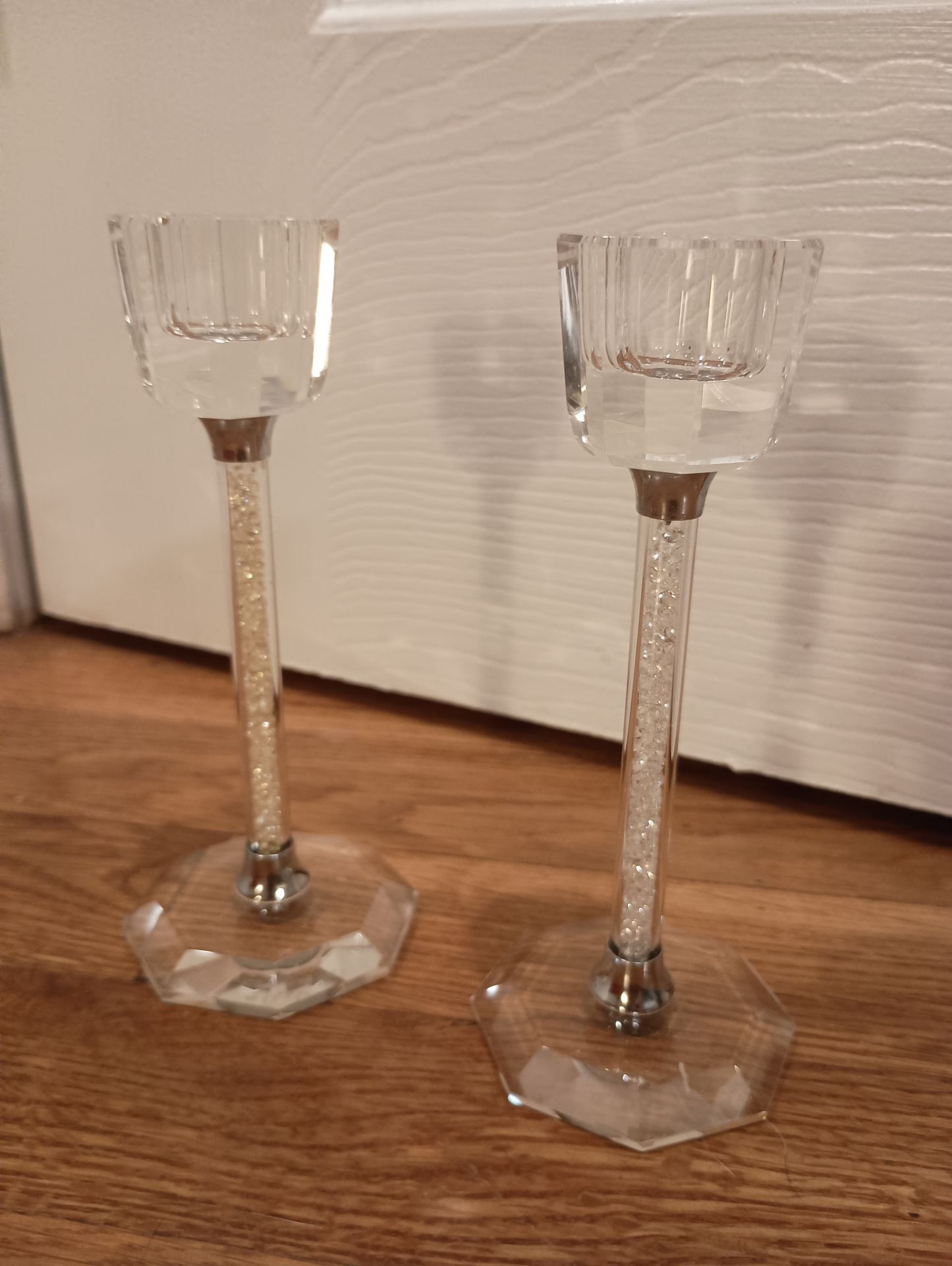 Crystal Candlestick Holders