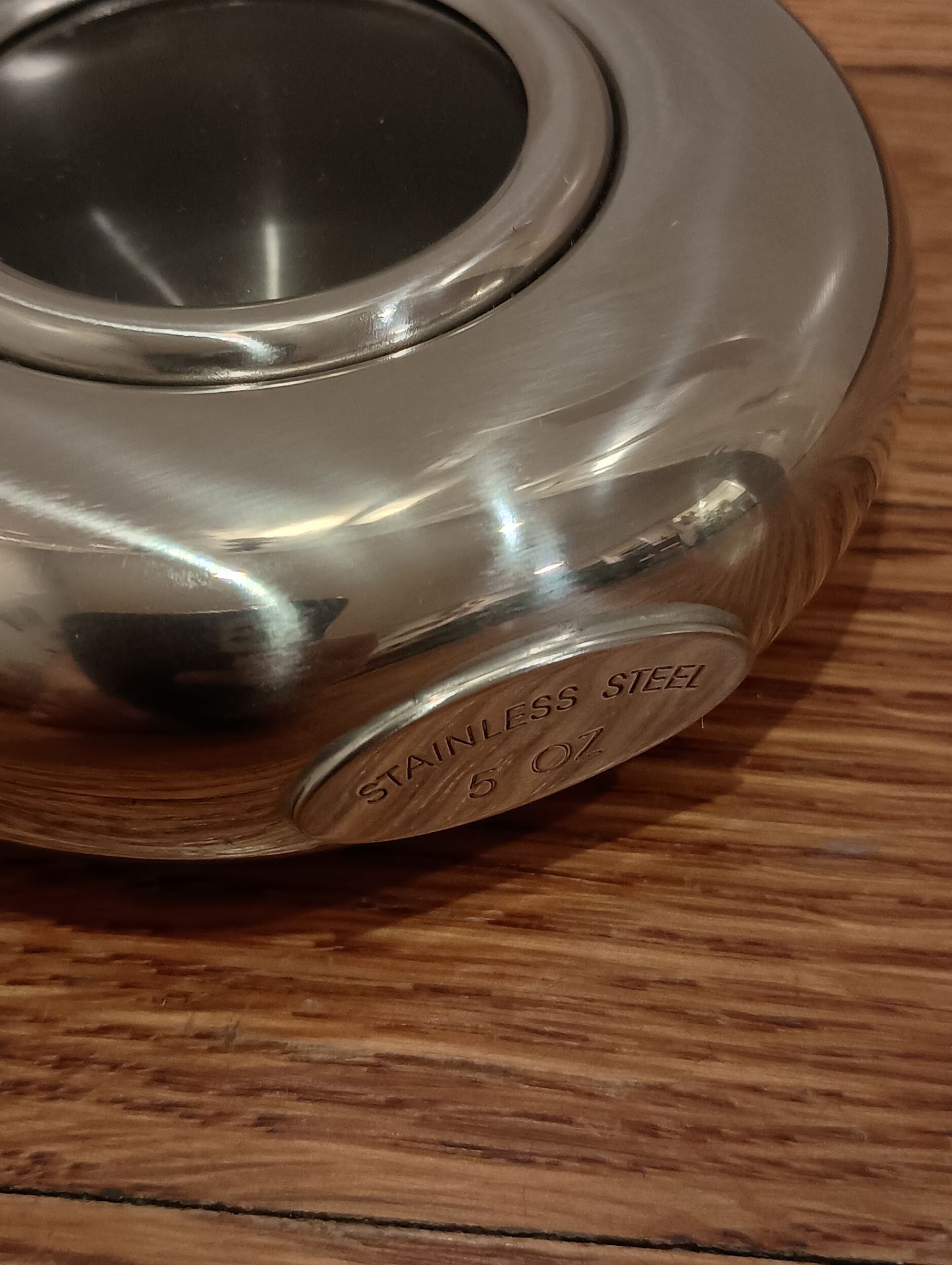Round Stainless Steel Flask - photo 2