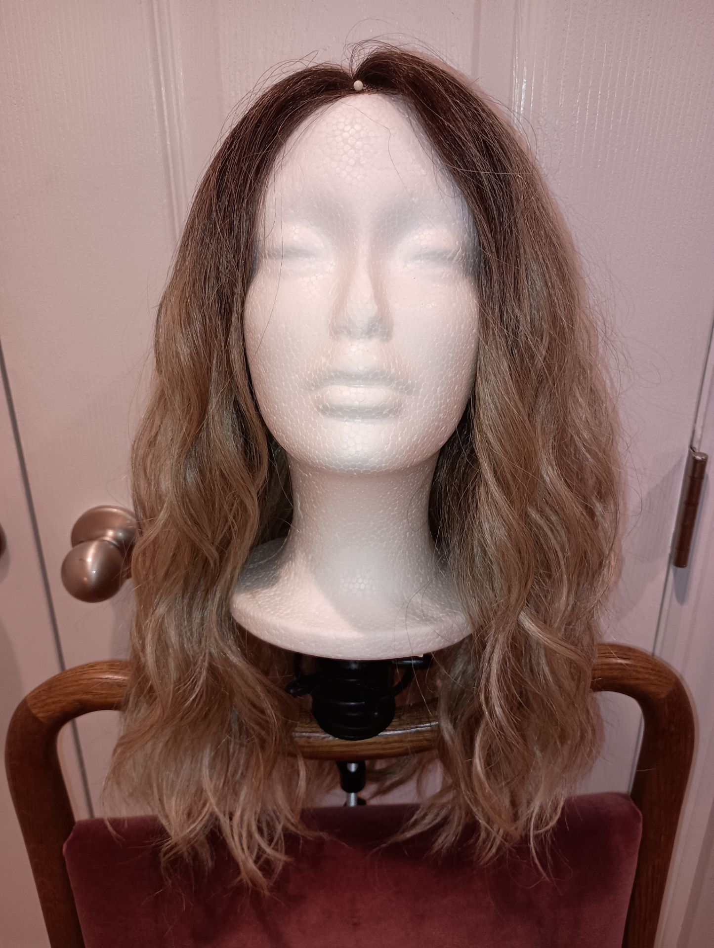 Ash Blond Lace Front Synthetic Wig - photo 2