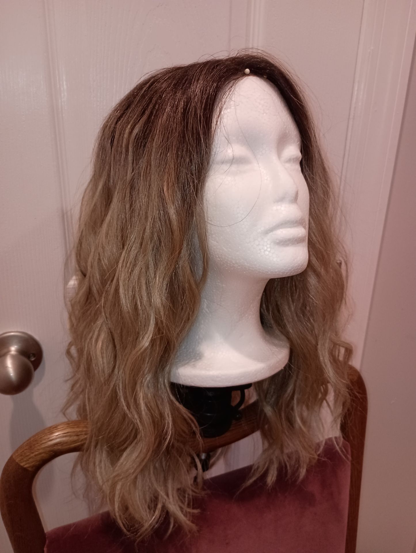 Ash Blond Lace Front Synthetic Wig - photo 3