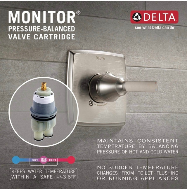 Brand New Delta Dryden Monitor 14 Series Shower Trim Kit - photo 5