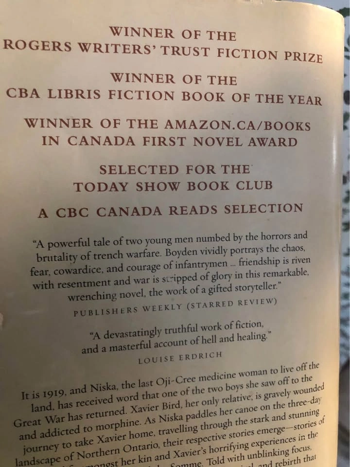 ⚽️ Three Day Road by Joseph Boyden - photo 2
