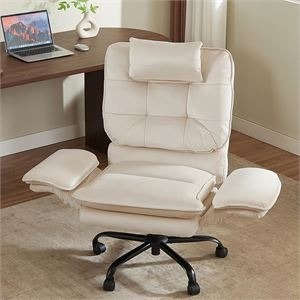 Executive Office Chair, Ergonomic Chair with Flip-up Arms, 135° - photo 2