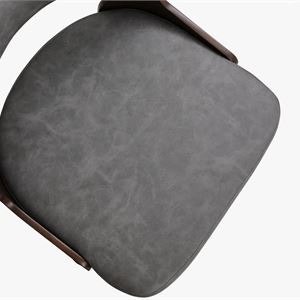 26" Grey Carylon Swivel Upholstered Counter Stool - photo 5