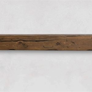 Distressed Fireplace Mantel, Rustic, Light Oak - photo 2