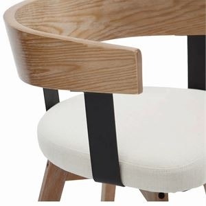Modern And Stylish Bucket Swivel Barstool With Backrest - photo 3