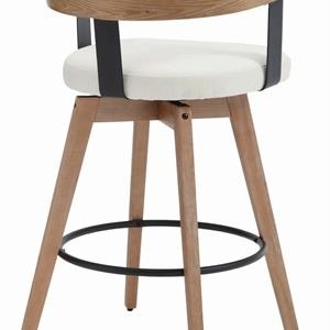 Modern And Stylish Bucket Swivel Barstool With Backrest - photo 4