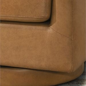 Danville Tan Leather Swivel Chair - photo 4