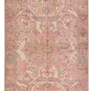 Elanor 8 X 10 Medallion Pink/Purple Washable Area Rug - photo 5
