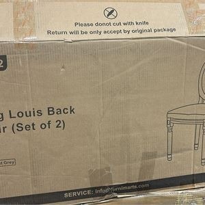 2-20" Mid-Century King Louis Back Solid Wood Dining chairs - photo 5