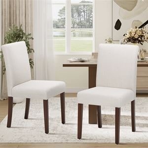 Upholstered Dining Chair, Parsons Style Fabric Dining Chairs - photo 2