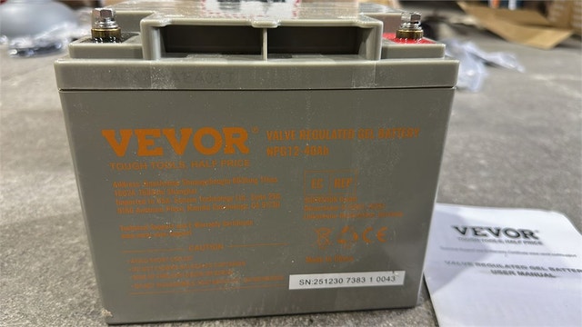 Deep Cycle Battery, 12V 40AH, AGM Marine Rechargeable Battery - photo 5