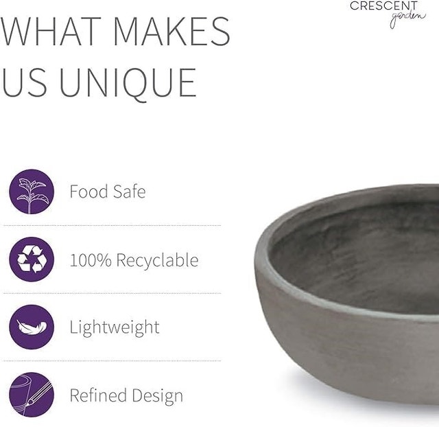 21" Orinoco Double Walled Plastic Planter Bowl Bronze - photo 5
