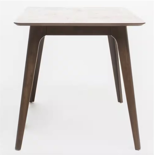 Gideon Natural Walnut Dining Table, 29.50 in. deep x 47.20 in. - photo 3