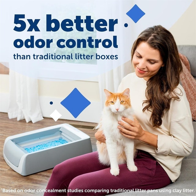 PetSafe ScoopFree Crystal Pro Self-Cleaning Cat Litter Box - photo 2