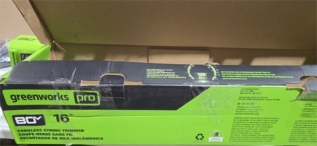 Greenworks 80V 16′′ Brushless Cordless String Trimmer (Tool Only - photo 2