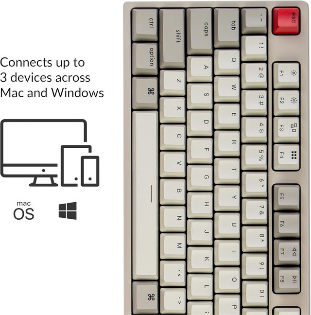 Keychron C2 Full Size Wired Mechanical Keyboard Mac Compatibilit - photo 2