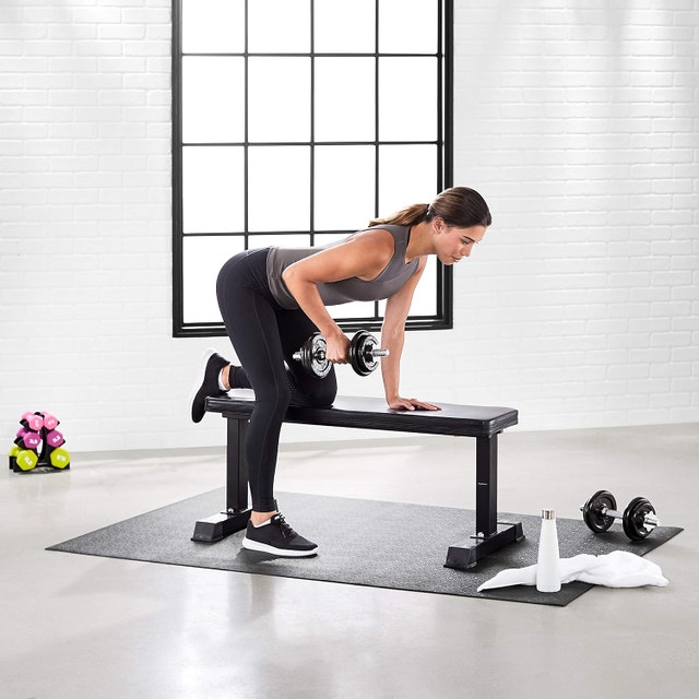 Fitness Equipment Mat and Floor Protector, 72 x 30 x 0.3 inches - photo 3