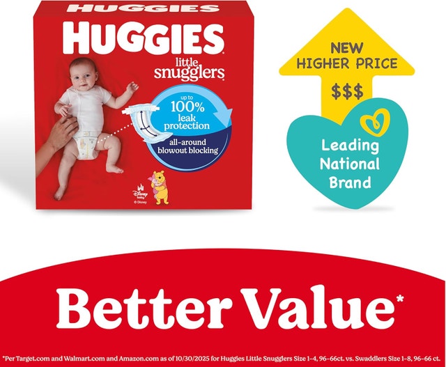 144 CT - NB Huggies Newborn Diapers, Little Snugglers Newborn - photo 2
