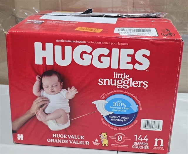 144 CT - NB Huggies Newborn Diapers, Little Snugglers Newborn - photo 3