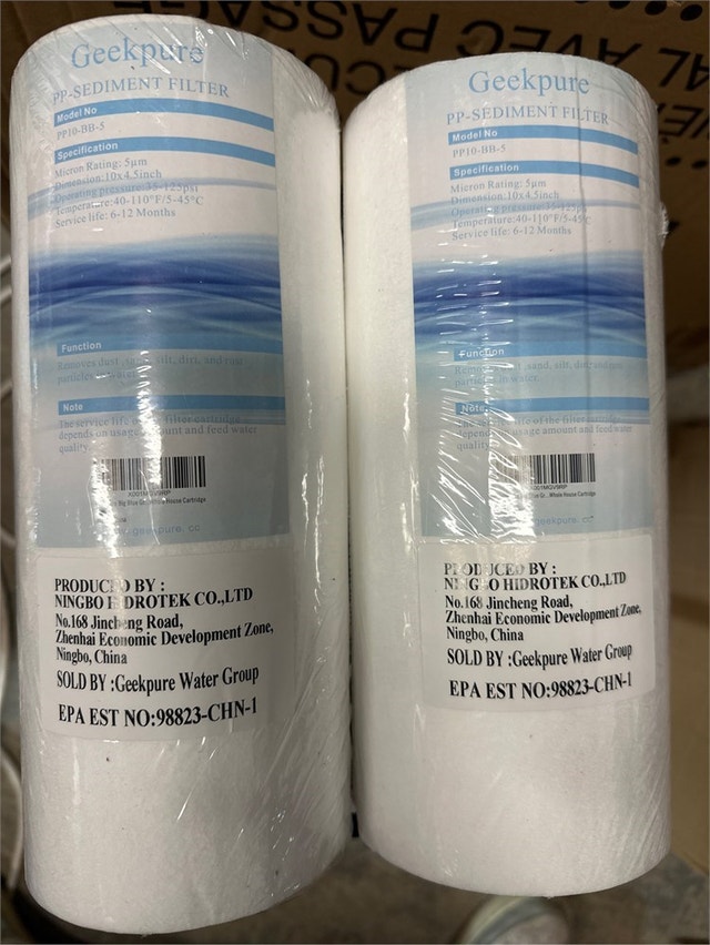 10 Inch Universal Polypropylene PP Sediment Filter Cartridge - photo 4