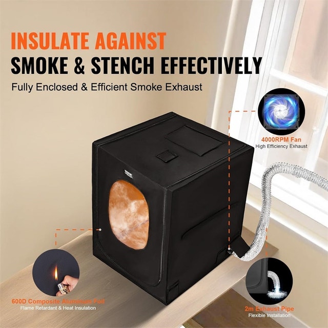 Laser Engraver Enclosure, 31.5 x 31.5 x 35.4, Flame Retardant - photo 3