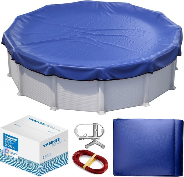 28 ft Winter Pool Cover Round for Above Ground | Extra Thick