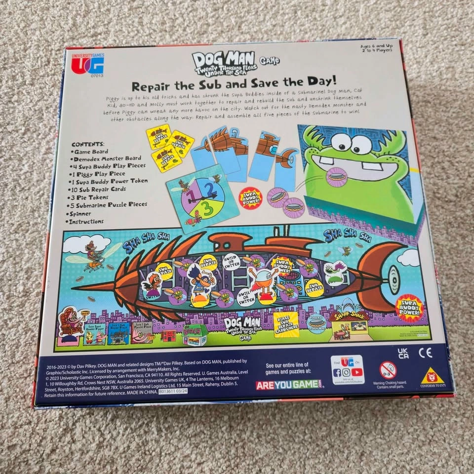 Dog Man Kids Board Game - photo 2