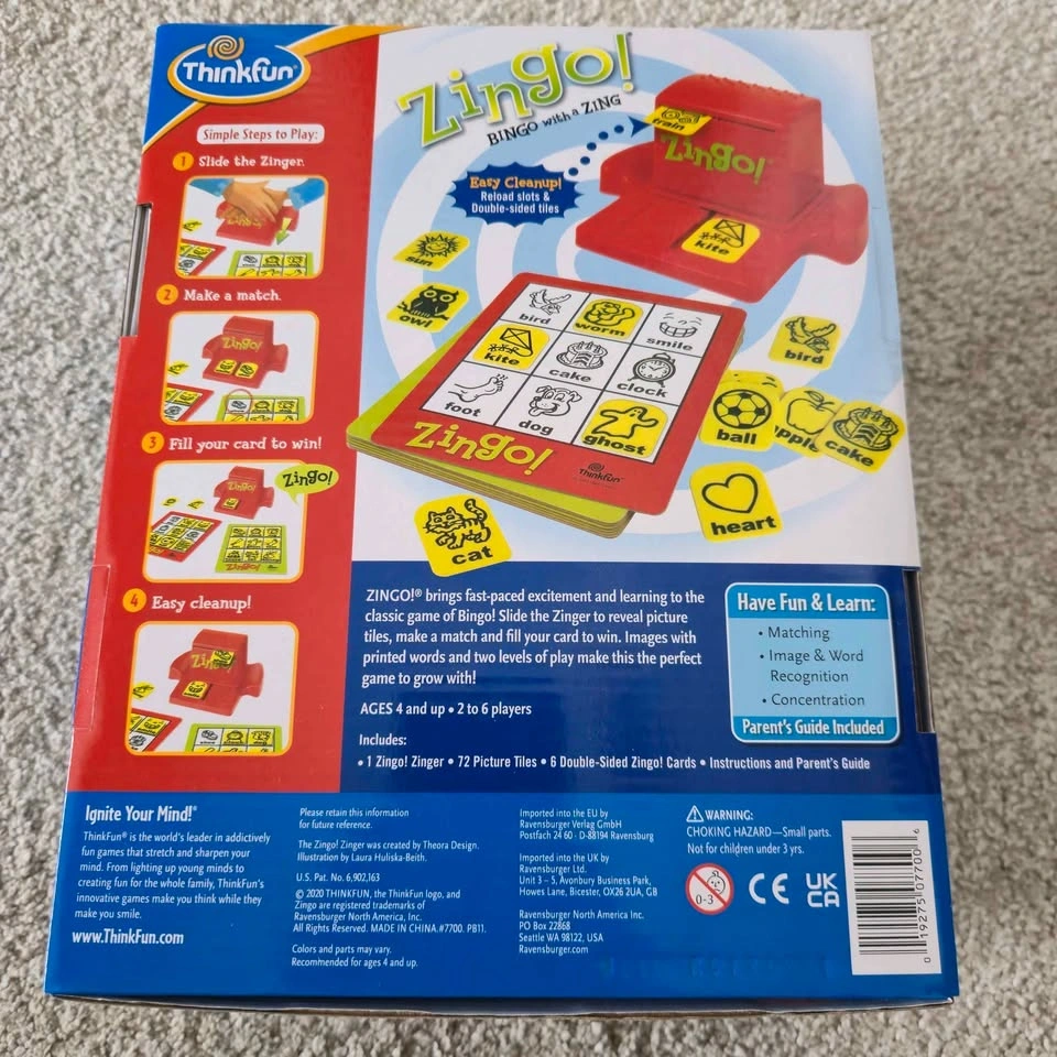 Zingo Educational Word Bingo Game - photo 3