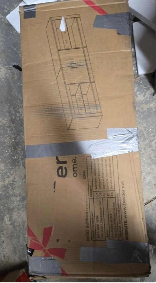 Bestier 70" LED TV Stand for 75" TV, Large Gaming Center - photo 5