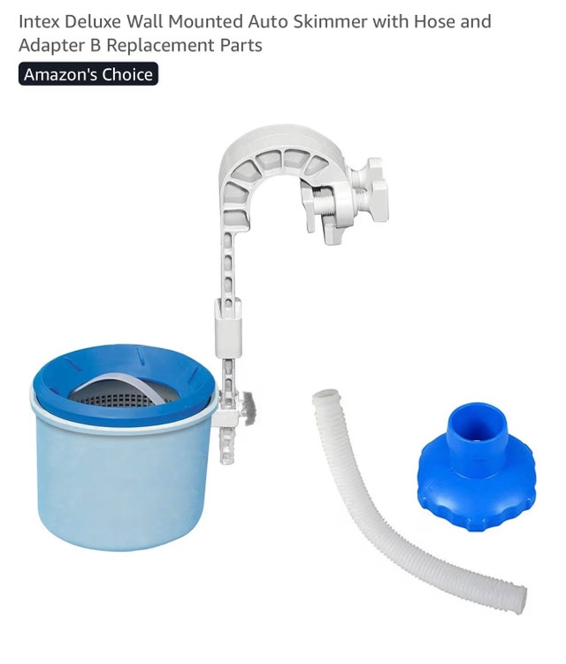 Intex Inflatable Pool with cover/Pump/Skimmer - photo 2