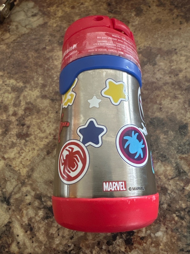 Spider-Man Funtainer Thermos for cold liquids - photo 2