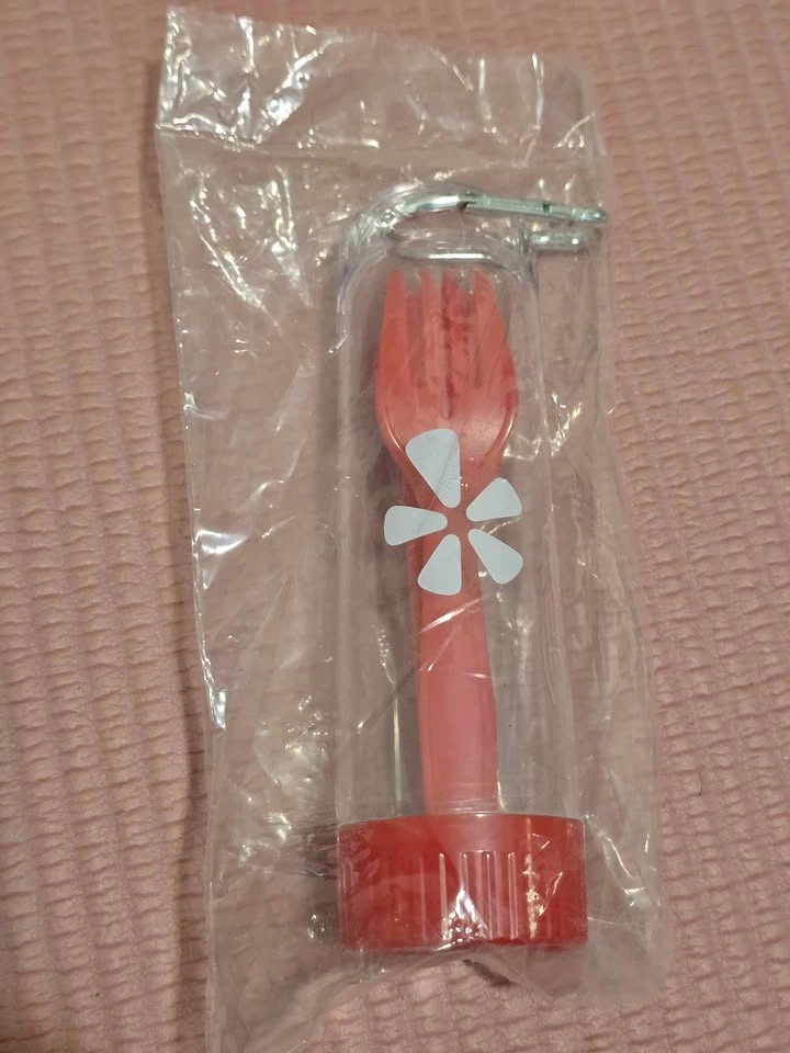 Yelp 3-in-1 Travel Spork with Carabiner Case